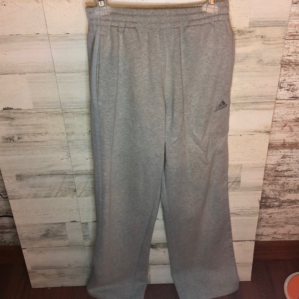 Adidas sweatpants joggers gray in color training pants everyday wear active wear